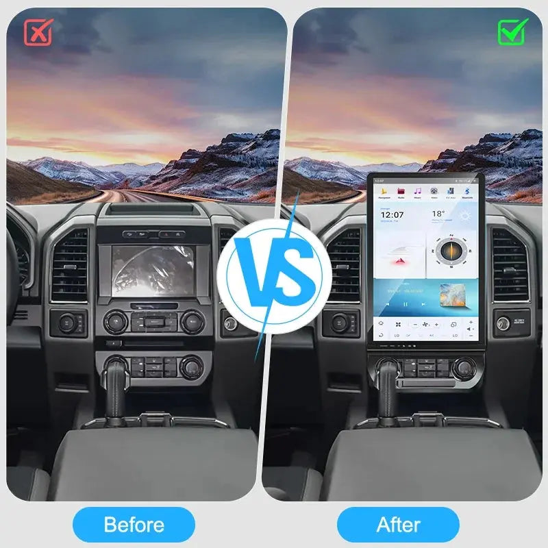 Euronavigate Car 16.8 inch tesla screen Android 13 car player For Ford Raptor F150  F250 F350 F450 2015 2016 2017 2018 2019 2020 2021 2022  Car Radio Player Stereo navigation  Retrofit Aftermarket Accessories