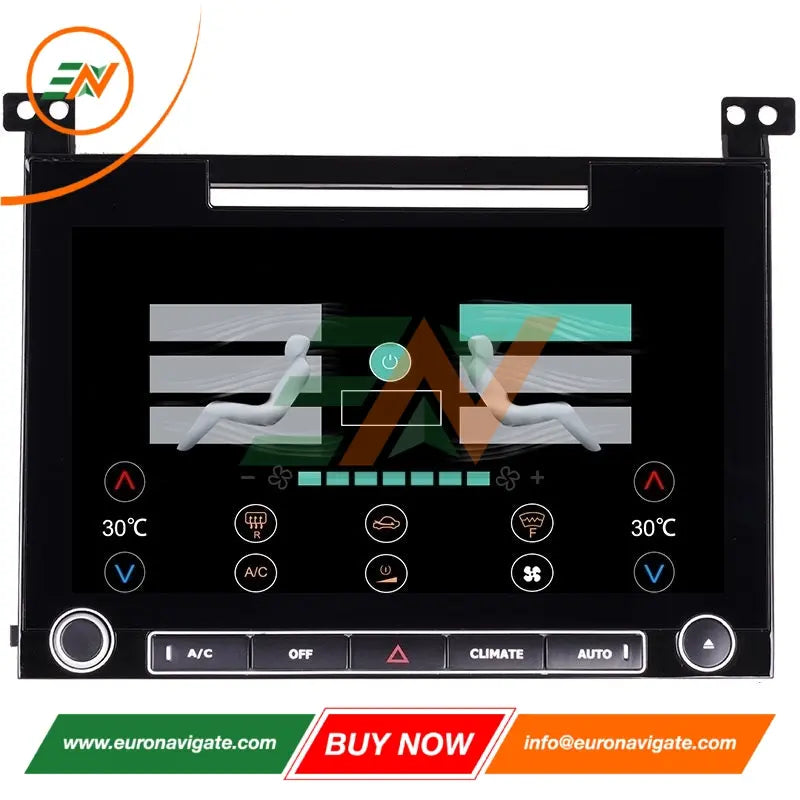 Euronavigate Car 1st-Gen Air Conditioner Touch Display Control Panel for Range Rover Vogue L405 LCD Touch Screen HVAC Replacement Board Plug And Play Retrofit Aftermarket Accessories