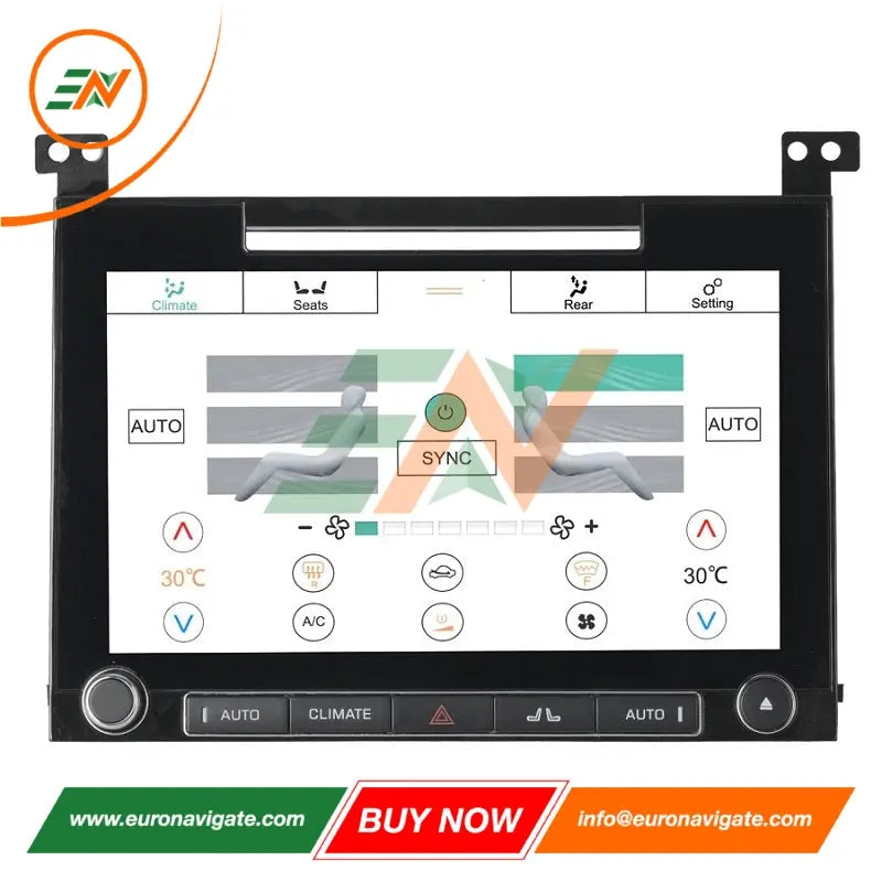 Euronavigate Car 1st-Gen Air Conditioner Touch Display Control Panel for Range Rover Vogue L405 LCD Touch Screen HVAC Replacement Board Plug And Play Retrofit Aftermarket Accessories