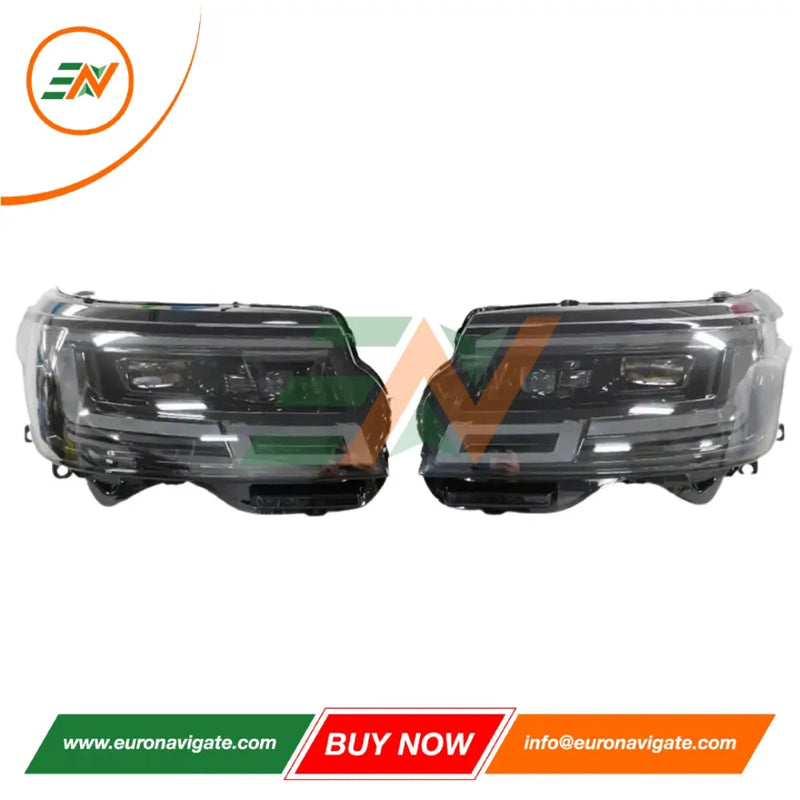 Euronavigate Car 2023-Style DRL LED Headlights Facelift-Conversion Kit for Range Rover Vogue L405 Vehicle Headlamp Plug And Play Upgrade Replacement Retrofit Aftermarket Accessories