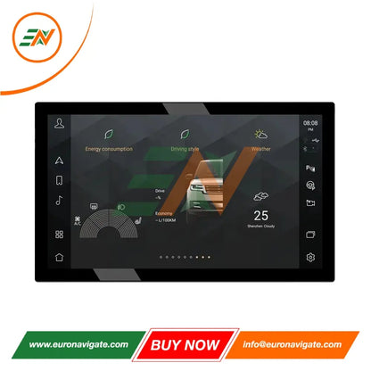Euronavigate Pantalla flotante Android de 13,3 pulgadas estilo 2024 para automóvil para Range Rover Vogue L405 Pantalla táctil del tablero Android Unidad principal Pantalla Radio Estéreo GPS Navegación Reproductor multimedia Reemplazo Carplay Receptor inalámbrico Manos libres de marcha atrás Plug and Play Retrofit Accesorios del mercado de accesorios