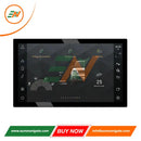 Euronavigate Car 2024-Style 13.3-Inch Floating Android Display for Range Rover Vogue L405 Dash Touch Screen Android Head Unit Display Radio Stereo GPS Navigation Multimedia Player Replacement Carplay Wireless Receiver Reversing Handsfree Plug And Play Retrofit Aftermarket Accessories