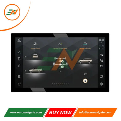 Euronavigate Pantalla flotante Android de 13,3 pulgadas estilo 2024 para automóvil para Range Rover Vogue L405 Pantalla táctil del tablero Android Unidad principal Pantalla Radio Estéreo GPS Navegación Reproductor multimedia Reemplazo Carplay Receptor inalámbrico Manos libres de marcha atrás Plug and Play Retrofit Accesorios del mercado de accesorios