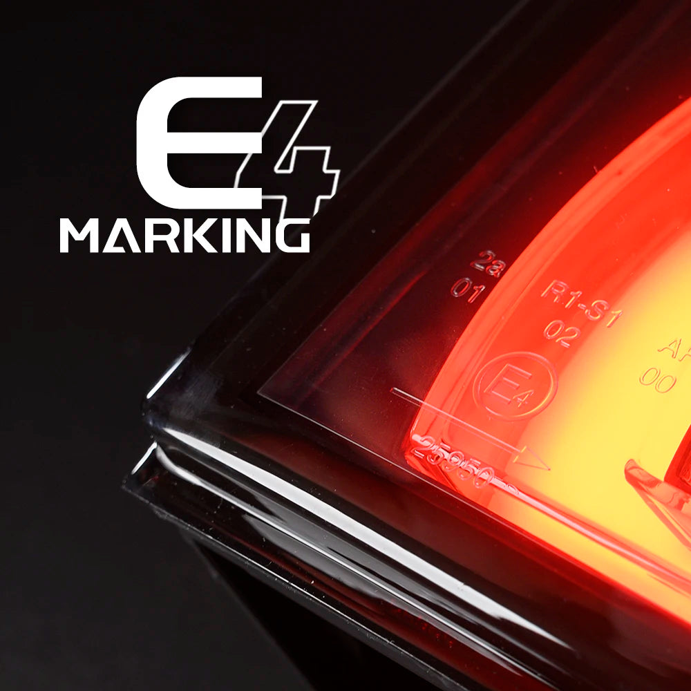 Euronavigate Car 2PCS Dynamic LED Tail light For Land Rover Range Rover Evoque 2011 2013 2014- 2018 4IN1 Turn Signal Reverse Running Brake Lamp  Retrofit Aftermarket Accessories
