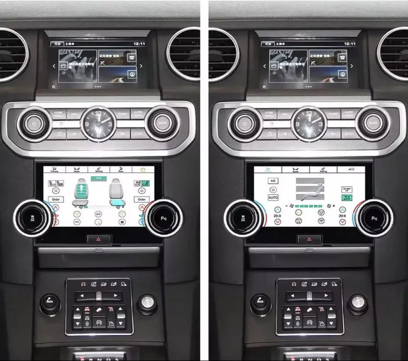 Euronavigate Car 7-inch Digital AC Control Panel for Land Rover Discovery 4 L319 Digital A/C Climate Control Panel Upgrade Retrofit Aftermarket Accessories