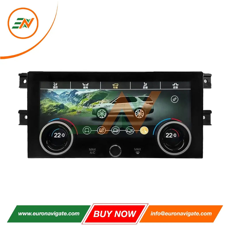 Euronavigate Car 7-inch HD IPS LCD Touch Screen Climate Control Panel for Land Rover Discovery 5 L462 LCD Touch Screen HVAC Replacement Board Plug And Play Retrofit Aftermarket Accessories