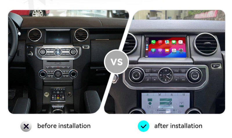 Euronavigate Car 7 inches IPS Android head unit for Land Rover Discovery 4 (2009-2017) OEM Ultra-Premium Series Android Car Radio Head Unit Retrofit Aftermarket Accessories