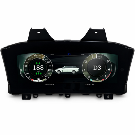 Euronavigate Grupo de instrumentos digitales para coche de 12,3 pulgadas para Range Rover Vogue L405 Accesorios de repuesto para el grupo de instrumentos electrónicos