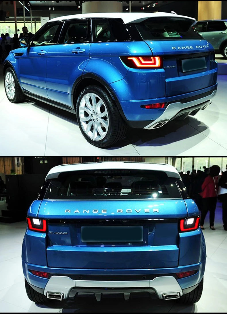 Euronavigate Car Car styling Tail Lights For Land Rover Range Rover Evoque 2012-2018 new full LED Dynamic Turn Signal Light Tail Lamp Assembly  Retrofit Aftermarket Accessories