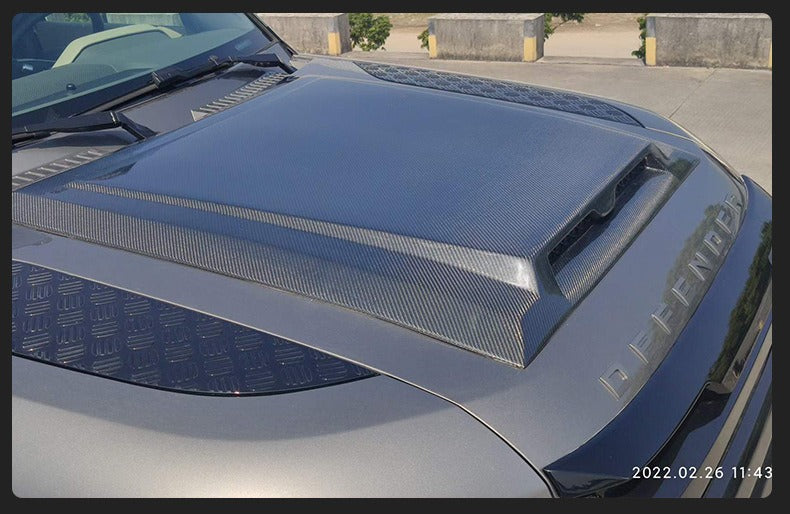 Get your carbon fiber engine cover for the Land Rover Defender with free global shipping. Enjoy a one-year warranty and a sleek, durable design that enhances your vehicle's appearance.