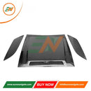 Euronavigate Car Carbon Fiber Air-Flow Intake Hood Scoop Cover for Land Rover Defender L563 Vehicle Parts & Accessories Retrofit Aftermarket Accessories