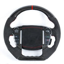 Euronavigate Car Carbon Fiber Steering Wheel for Land Rover Discovery 4 Custom Alcantara Carbon Fiber Steering Wheel Retrofit Aftermarket Accessories