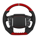 Euronavigate Car Carbon Fiber Steering Wheel for Land Rover Discovery 4 Custom Alcantara Carbon Fiber Steering Wheel Retrofit Aftermarket Accessories