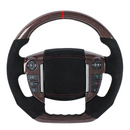 Euronavigate Car Carbon Fiber Steering Wheel for Land Rover Discovery 4 Custom Alcantara Carbon Fiber Steering Wheel Retrofit Aftermarket Accessories