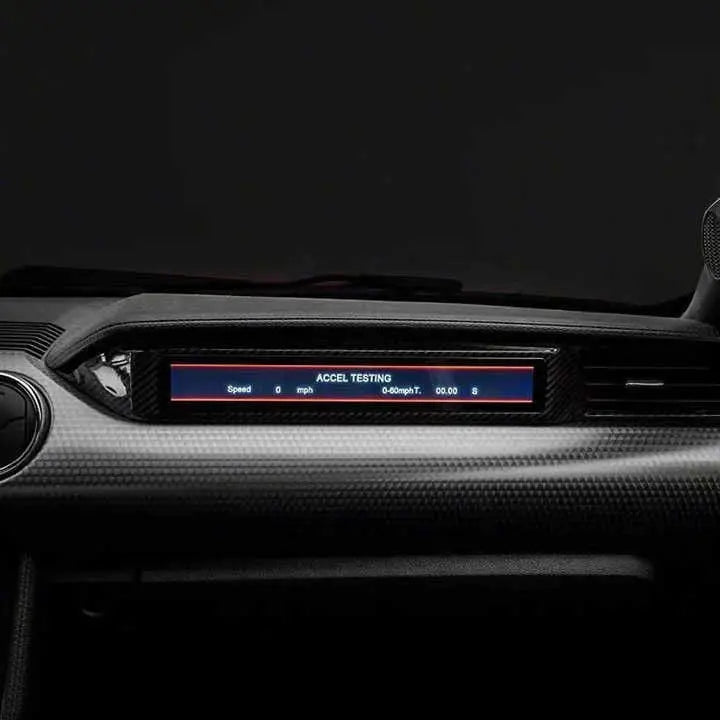 Euronavigate Car Dashboard Display Screen For Ford Mustang 2015 2016 2017 2018 2019 2020 2021 2022 2023 LCD Passenger Side HD Dashboard Speed Meter Cars Racing Instrument Copilot  Retrofit Aftermarket Accessories