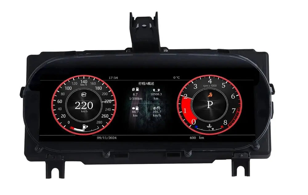 Euronavigate Voiture POUR 2011-2017 Land Rover Discovery Sport LCD tableau de bord 12.3 avec accessoires de rechange Carplay
