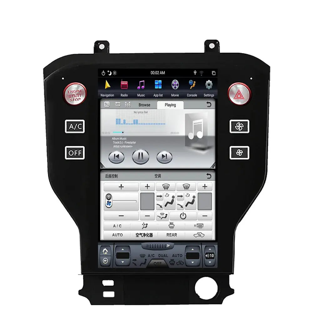 Euronavigate Car For Ford Mustang 2015 - 2020 Android Car Radio Stereo Multimedia Player Autoradio Style Audio Gps Navi Head Unit  Retrofit Aftermarket Accessories