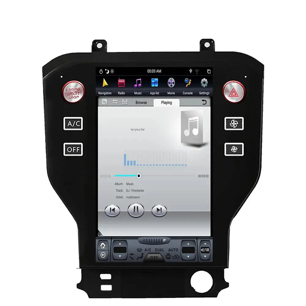 Euronavigate Car For Ford Mustang 2015 - 2020 Android Car Radio Stereo Multimedia Player Autoradio Style Audio Gps Navi Head Unit  Retrofit Aftermarket Accessories