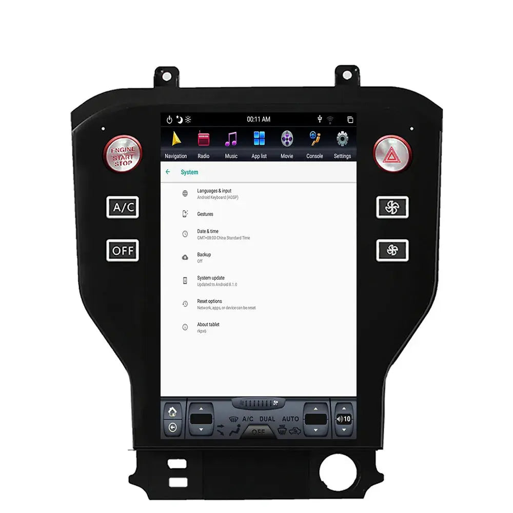 Euronavigate Car For Ford Mustang 2015 - 2020 Android Car Radio Stereo Multimedia Player Autoradio Style Audio Gps Navi Head Unit  Retrofit Aftermarket Accessories