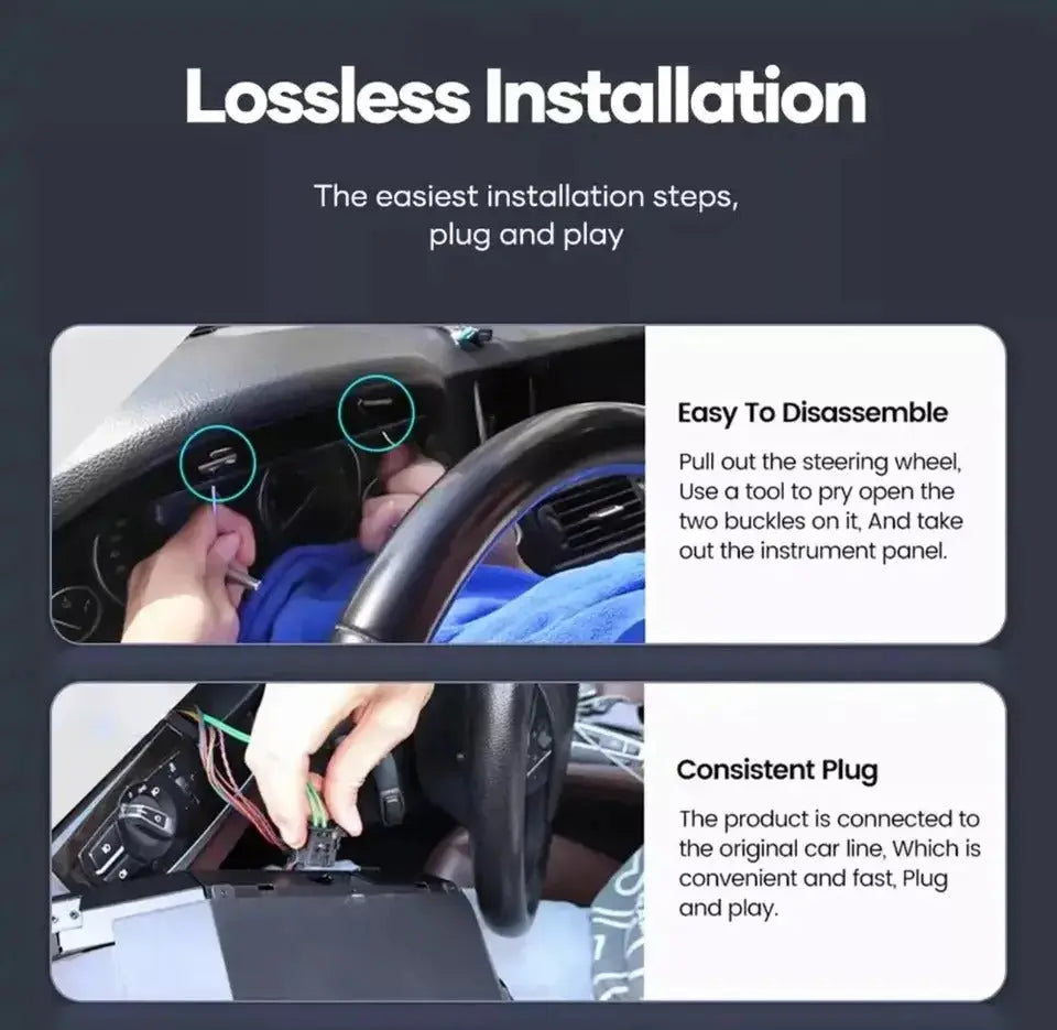 Replace your old gauges with the Ford F150 Raptor Digital Instrument Panel. Enjoy features like average fuel consumption, tyre pressure, and 6 driving themes. Free global shipping and a one-year warranty!