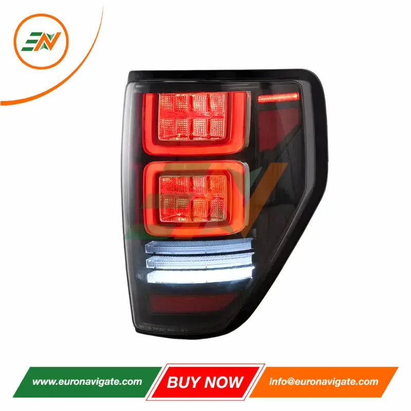Euronavigate Luces traseras de automóvil Ford F150 con luces traseras de señal de giro secuencial Accesorios de posventa de modernización
