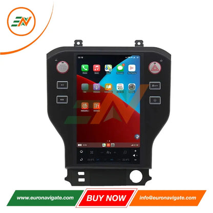 Euronavigate Coche Ford Mustang Android 14 HD Coche GPS Sistema de navegación Radio de coche Retrofit Accesorios del mercado de accesorios