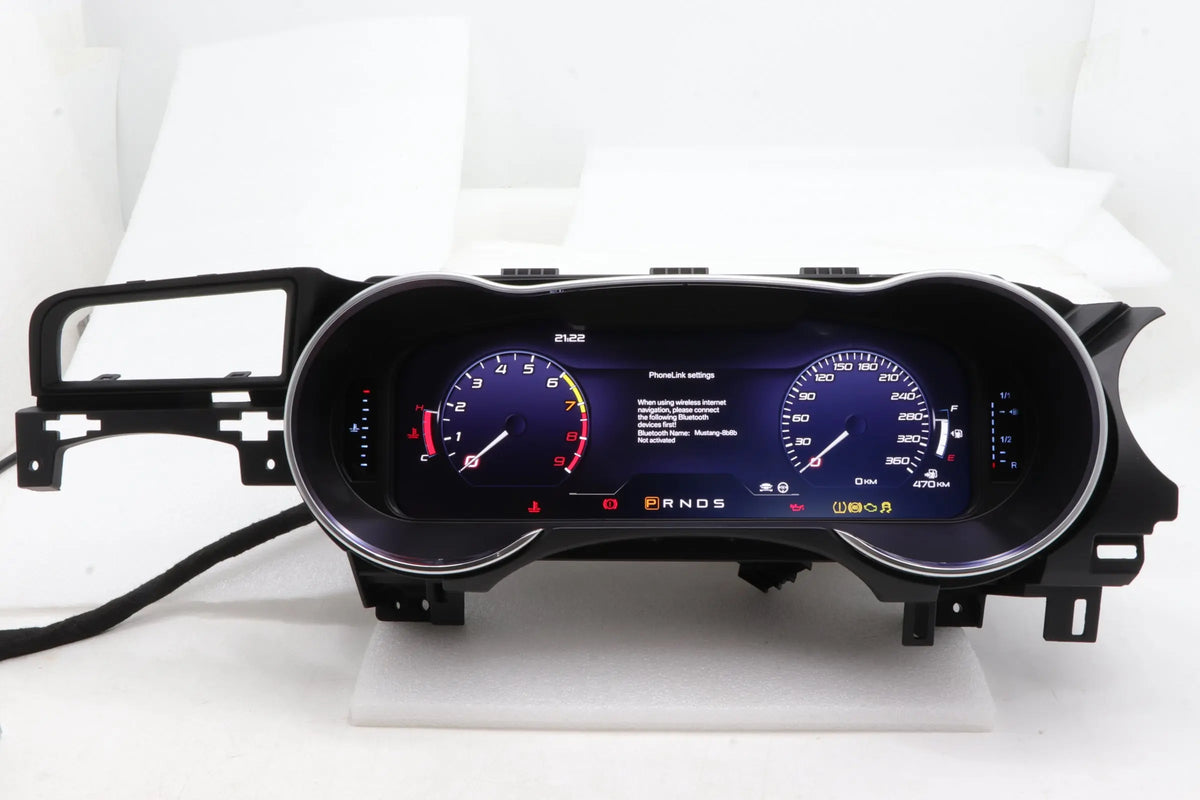 Euronavigate Car Ford Mustang Digital Gauge Instrument Panel Digital Instrument Cluster Retrofit Aftermarket Accessories