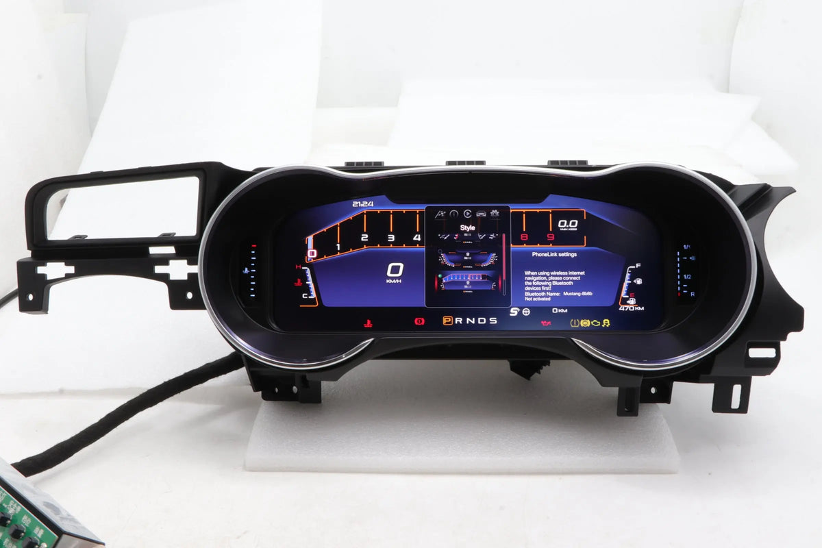 Euronavigate Car Ford Mustang Digital Gauge Instrument Panel Digital Instrument Cluster Retrofit Aftermarket Accessories