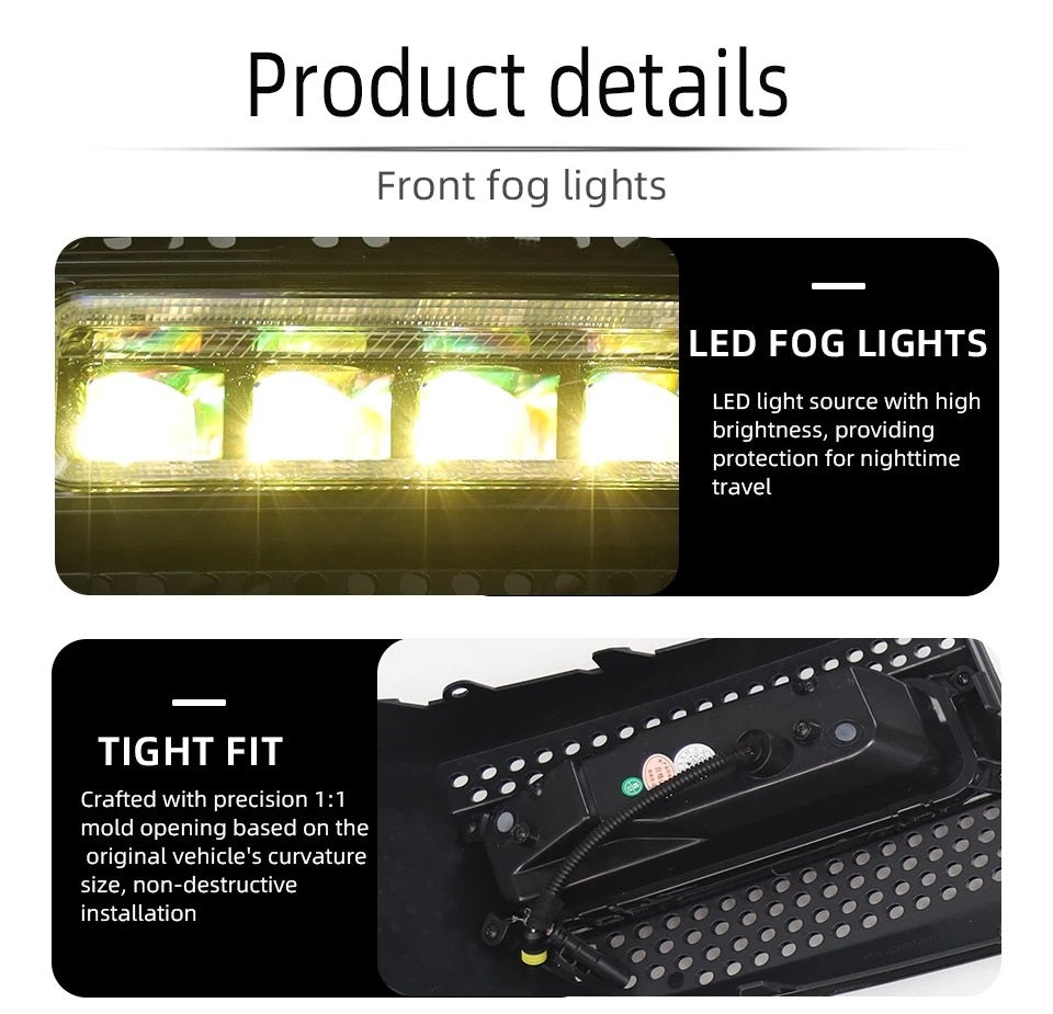 Looking for Land Rover Defender Fog Light upgrades? Our LEDs offer superior performance and style. Shop now at Euronavigate! 