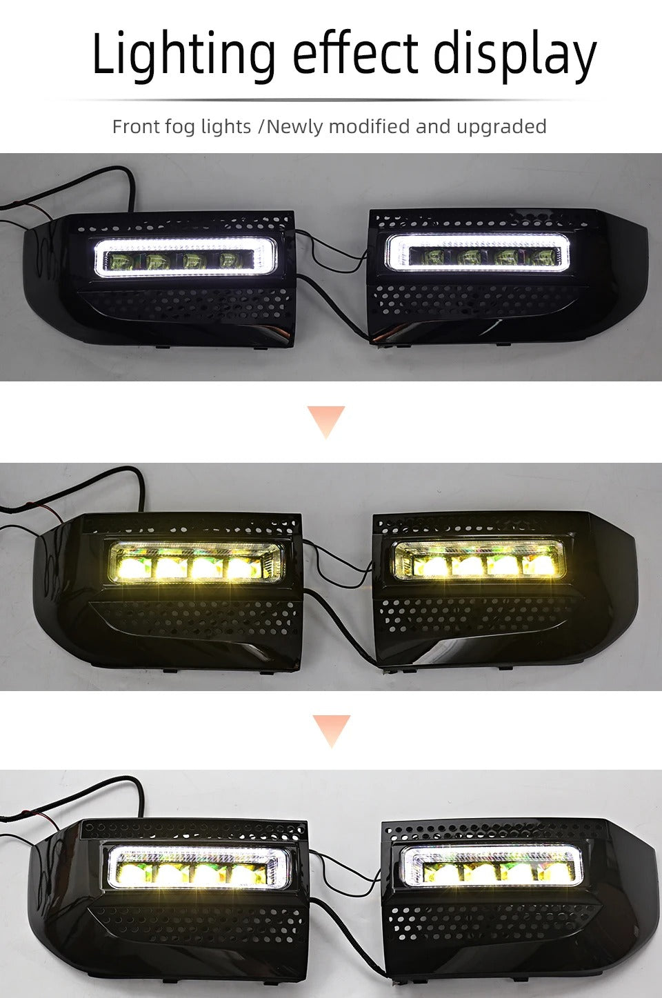 Upgrade your Land Rover Defender (2020-2023) with LED Fog Lights. Enhanced visibility, sleek design, easy install. Shop now! Free shipping.