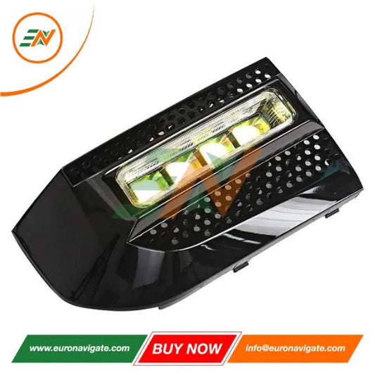 Euronavigate Luces antiniebla con lente DRL LED modificadas de cuatro ojos para Land Rover Defender L563 Reemplazo de actualización Plug and Play Accesorios de posventa
