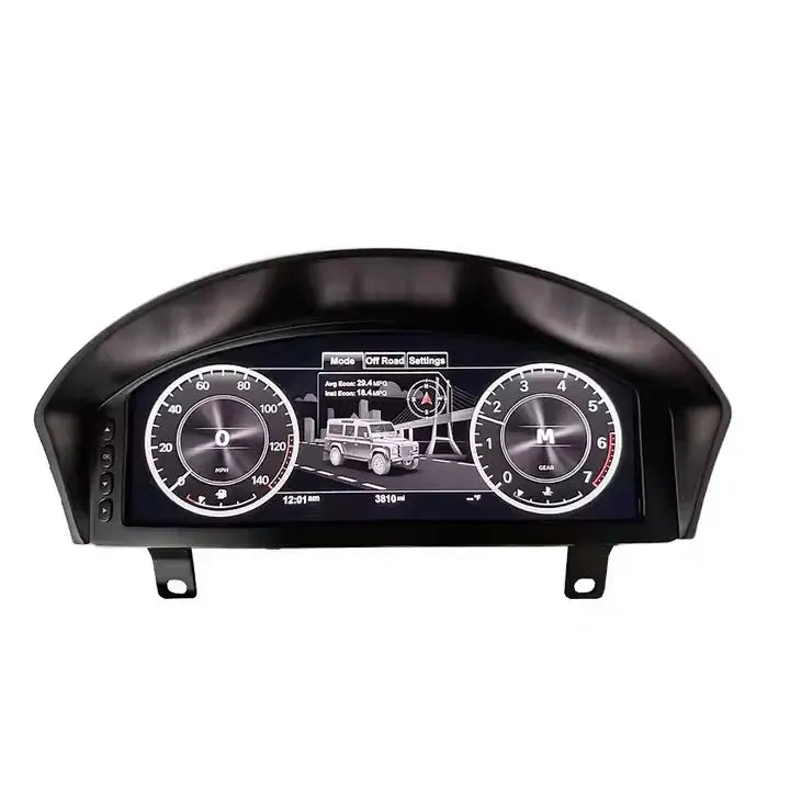 Euronavigate Car HenCee 12.3" Sistema Linux LCD Tablero Velocímetro Grupo de instrumentos digitales multifunción para Land Rover Defender 2012-2016 Retrofit Aftermarket Accesorios
