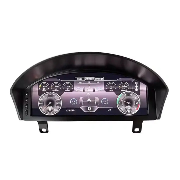 Euronavigate Car HenCee 12.3" Sistema Linux LCD Tablero Velocímetro Grupo de instrumentos digitales multifunción para Land Rover Defender 2012-2016 Retrofit Aftermarket Accesorios
