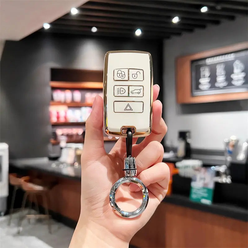 Euronavigate Car Key Shell Cover for Land Rover Range Rover Premium Land Rover Car Key Shell Case Retrofit Aftermarket Accessories