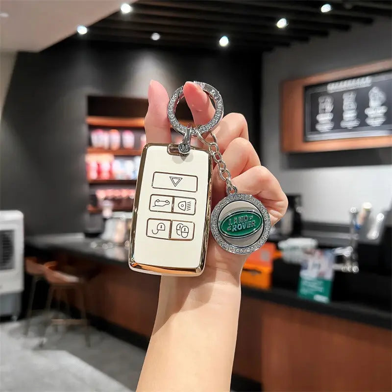 Euronavigate Car Key Shell Cover for Land Rover Range Rover Premium Land Rover Car Key Shell Case Retrofit Aftermarket Accessories