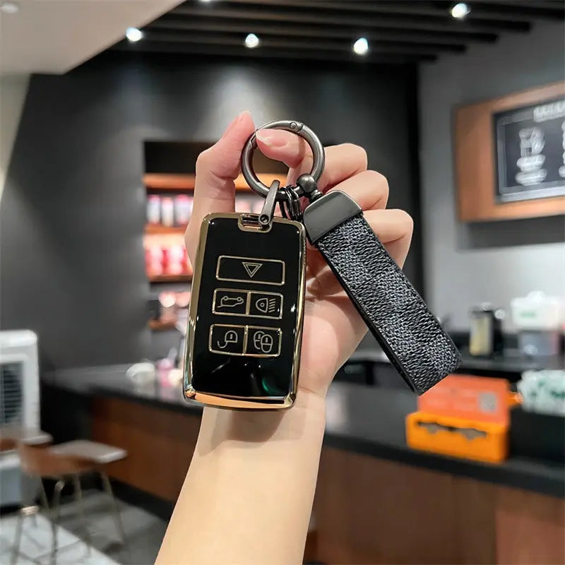 Euronavigate Car Key Shell Cover for Land Rover Range Rover Premium Land Rover Car Key Shell Case Retrofit Aftermarket Accessories
