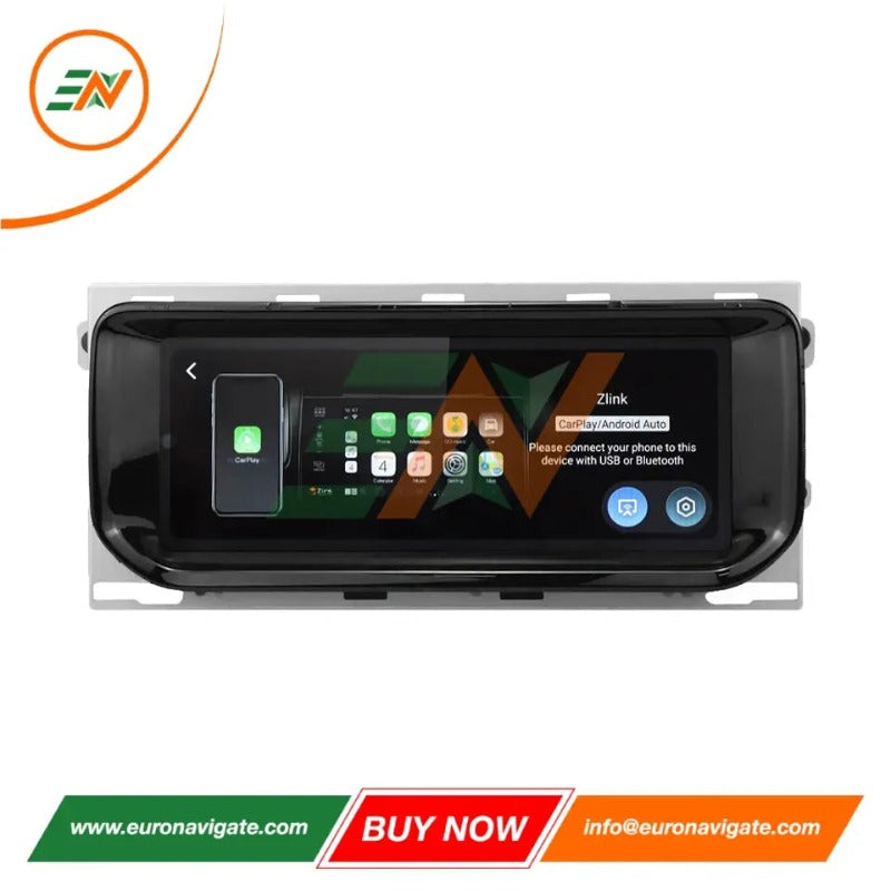 Euronavigate Car L405 Range Rover Vogue Android 13 Infotainment Upgrade Dash Touch Screen Android Head Unit Display Radio Stereo GPS Navigation Multimedia Player Replacement Carplay Wireless Receiver Reversing Handsfree Plug And Play Retrofit Aftermarket Accessories