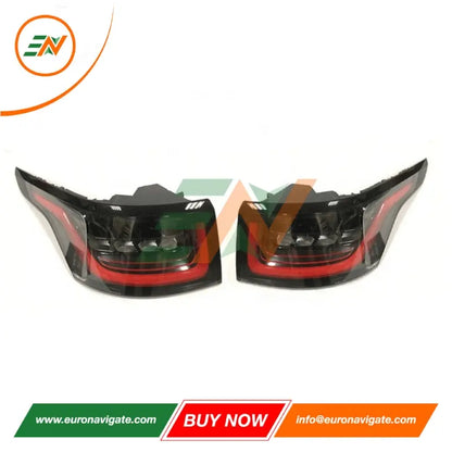 Euronavigate Conjunto de luz trasera de freno para automóvil LED para Land Rover Range Rover Sport L494 2013-2017 Reemplazo de actualización Plug and Play de faros delanteros de vehículo Accesorios de posventa