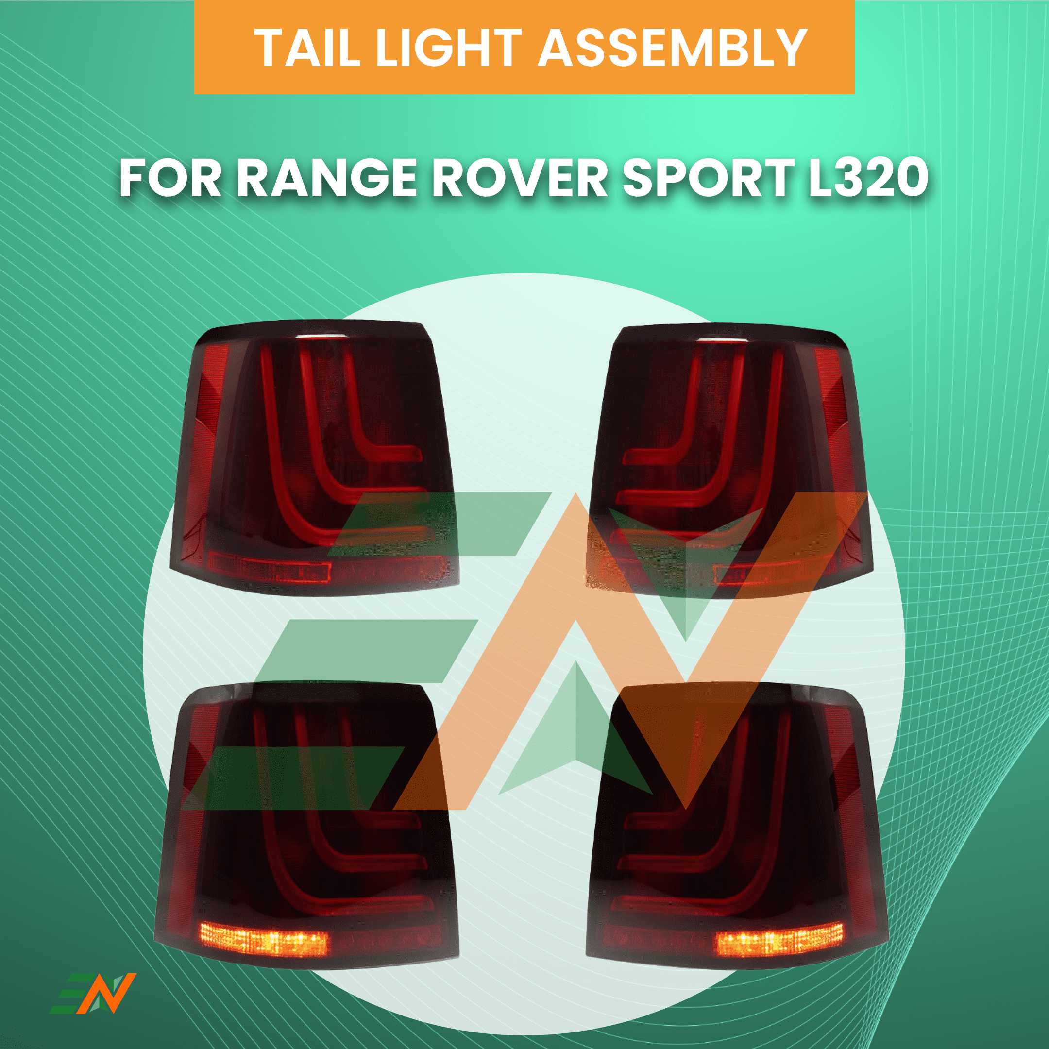 Range Rover Ev Rear Lights LED Facelift Tail Lights for Range Rover Sport L320 | Euronavigate