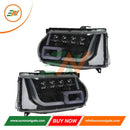 Euronavigate Car LED Matrix Front Headlights for Range Rover Vogue 2002-2012 L322 Vehicle Headlamp Plug And Play Upgrade Replacement Replacement Retrofit Aftermarket Accessories