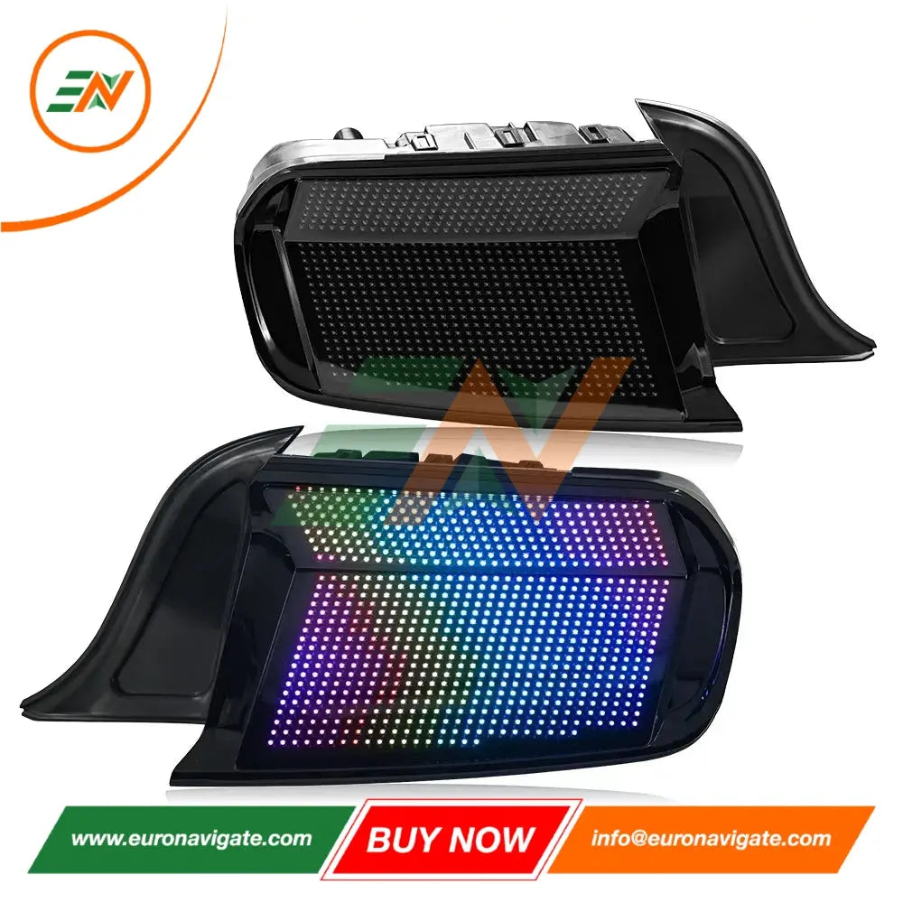 Euronavigate Coche LED Conjunto de luz trasera para Ford Mustang 2015 2016 2017 2018 2019 2020 2021 2022 2023 modificado RGB Stream señal de giro lámpara trasera luz trasera accesorios de coche Retrofit accesorios del mercado de accesorios