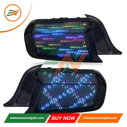 Euronavigate Coche LED Conjunto de luz trasera para Ford Mustang 2015 2016 2017 2018 2019 2020 2021 2022 2023 modificado RGB Stream señal de giro lámpara trasera luz trasera accesorios de coche Retrofit accesorios del mercado de accesorios