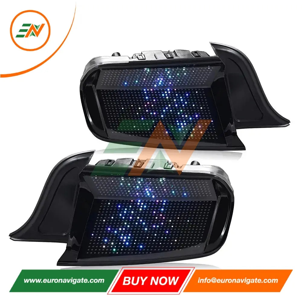 Euronavigate Coche LED Conjunto de luz trasera para Ford Mustang 2015 2016 2017 2018 2019 2020 2021 2022 2023 modificado RGB Stream señal de giro lámpara trasera luz trasera accesorios de coche Retrofit accesorios del mercado de accesorios