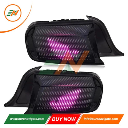 Euronavigate Coche LED Conjunto de luz trasera para Ford Mustang 2015 2016 2017 2018 2019 2020 2021 2022 2023 modificado RGB Stream señal de giro lámpara trasera luz trasera accesorios de coche Retrofit accesorios del mercado de accesorios