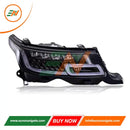 Euronavigate Car Matrix Style DRL 4 Lens Headlights Facelift Conversion for Range Rover Sport L494 Vehicle Headlamp Plug And Play Upgrade Replacement Retrofit Aftermarket Accessories