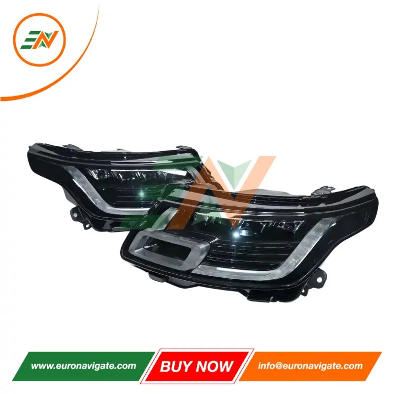 Euronavigate Faros delanteros de 4 lentes DRL estilo Matrix para automóvil Conversión de estiramiento facial para Range Rover Vogue L405 Reemplazo de actualización Plug and Play Accesorios de posventa
