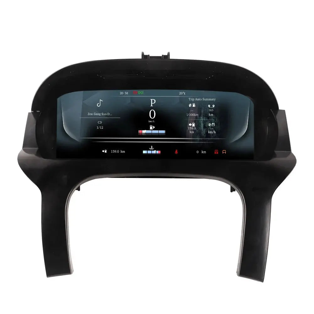 Euronavigate Coche Nueva llegada 12,3 ''Auto Digital Cluster Sistema Linux Coche LCD Instrumento de tablero para Range Rover Evoque 2010-2017 Retrofit Accesorios del mercado de accesorios