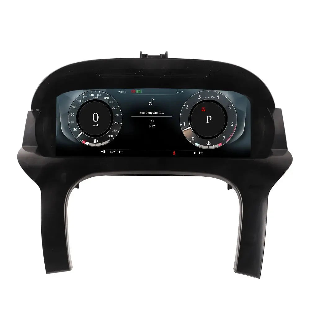 Euronavigate Coche Nueva llegada 12,3 ''Auto Digital Cluster Sistema Linux Coche LCD Instrumento de tablero para Range Rover Evoque 2010-2017 Retrofit Accesorios del mercado de accesorios