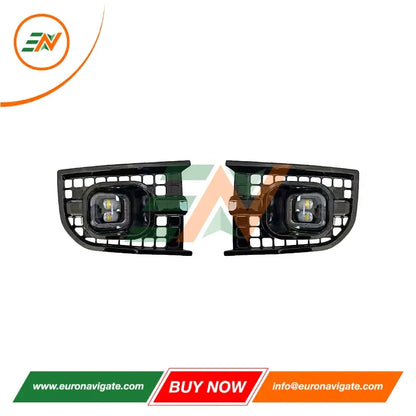 Euronavigate – Kit de phares antibrouillard carrés pour voiture, nouveau Style, LED DRL, pour Land Rover Defender L563, accessoires de rénovation, accessoires de rechange
