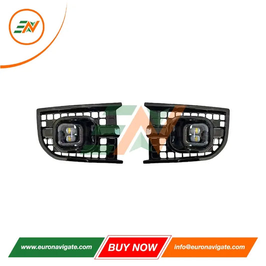 Euronavigate Kit de luces antiniebla DRL cuadradas LED de nuevo estilo para coche para Land Rover Defender L563, accesorios de repuesto para el mercado de accesorios